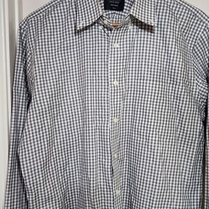 Nordstrom Black‎ and White Checkered Casual Shirt